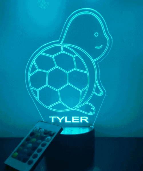 Turtle 3D Lampe